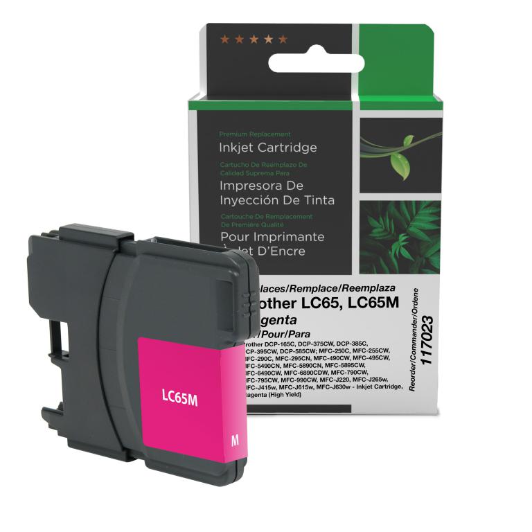 High Yield Magenta Ink Cartridge for Brother LC65