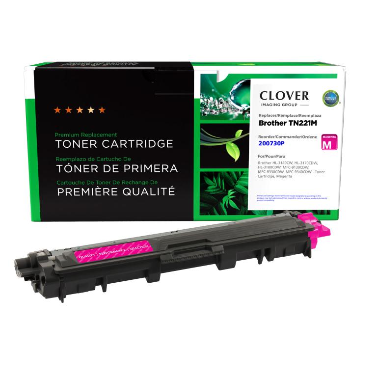 Magenta Toner Cartridge for Brother TN221