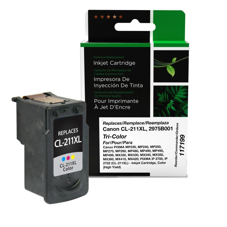 High Yield Color Ink Cartridge for Canon CL-211XL (2975B001)