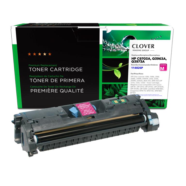 Magenta Toner Cartridge for HP 121A/122A/123A (C9703A/Q3963A)