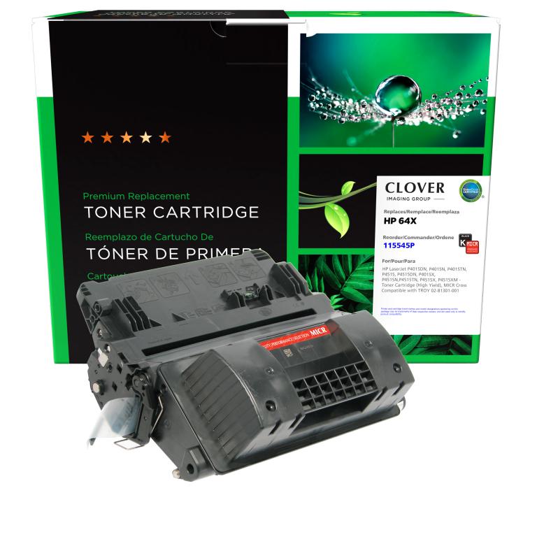 High Yield MICR Toner Cartridge for HP CC364X, TROY 02-81301-001