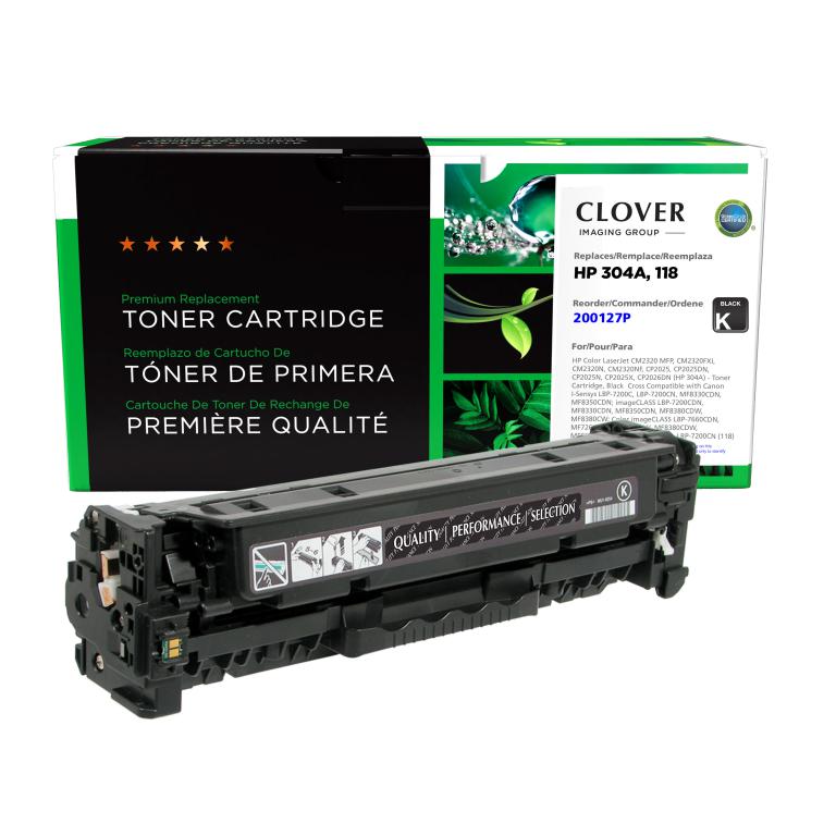 Black Toner Cartridge for HP 304A (CC530A)