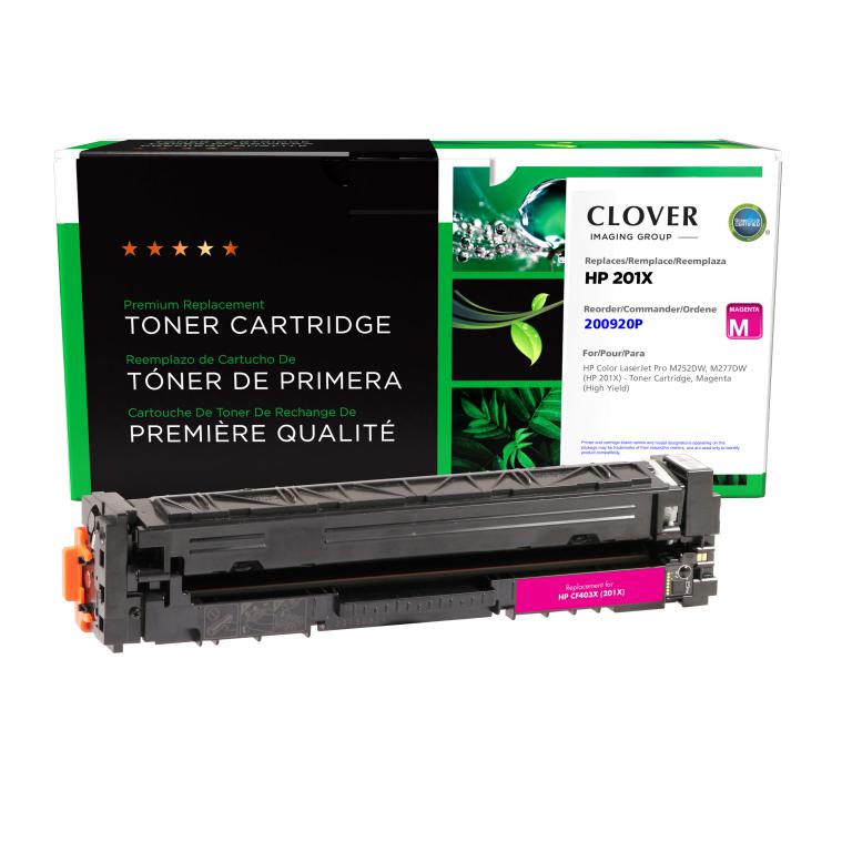 High Yield Magenta Toner Cartridge for HP 201X (CF403X)