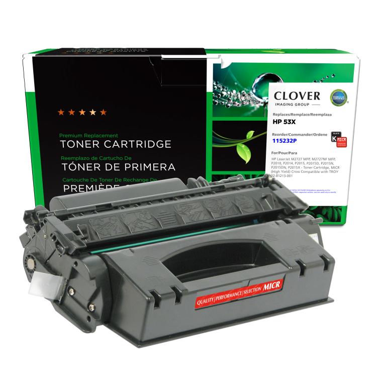 High Yield MICR Toner Cartridge for HP Q7553X, TROY 02-81213-001