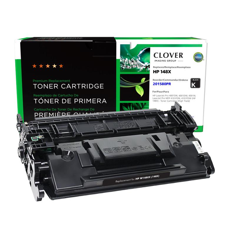 High Yield Toner Cartridge (Reused OEM Chip) for HP 148X (W1480X)