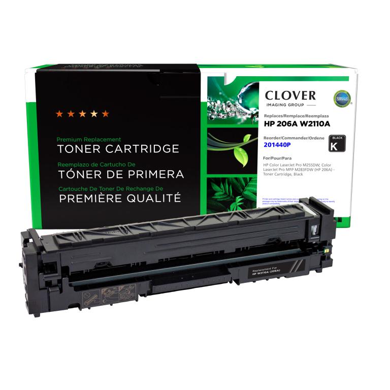 Black Toner Cartridge (New Chip) for HP 206A (W2110A)