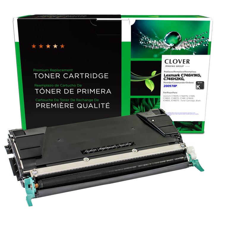 Black Toner Cartridge for Lexmark C746