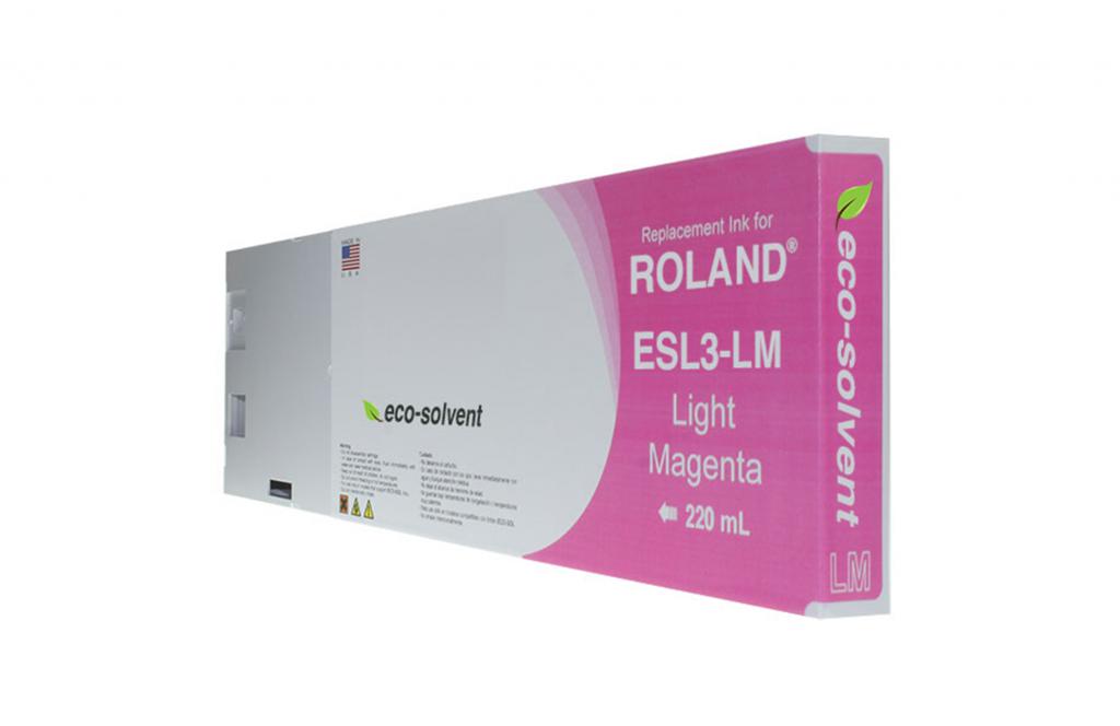 Light Magenta Wide Format Inkjet Cartridge for Roland ESL3-LM