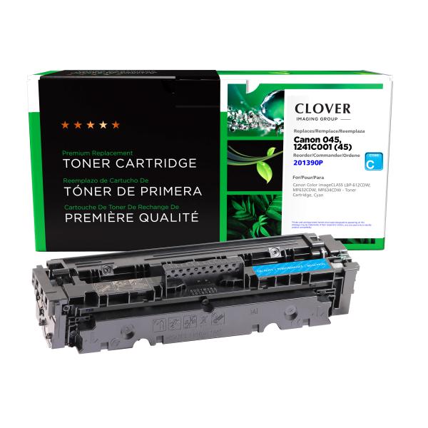 Toner Cartridge Store | Clover Imaging Remanufactured Cyan Toner Cartridge for Canon 045 (1241C001)