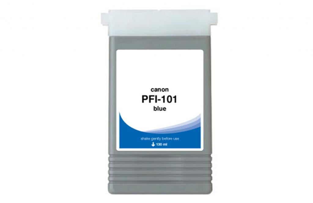 Blue Wide Format Ink Cartridge for Canon PFI-101 (0891B001AA)