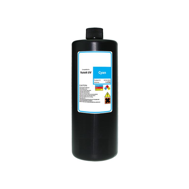 Cyan Wide Format Ink Bottle for efi Vutek 45165647