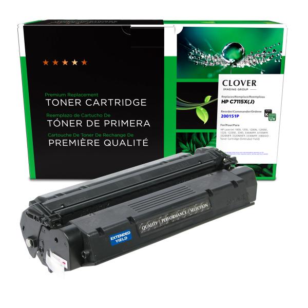 Toner Cartridge Store | Clover Imaging Remanufactured Extended Yield Toner Cartridge for HP C7115X