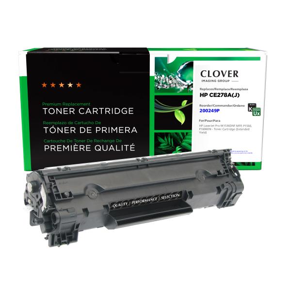 Toner Cartridge Store | Clover Imaging Remanufactured Extended Yield Toner Cartridge for HP CE278A