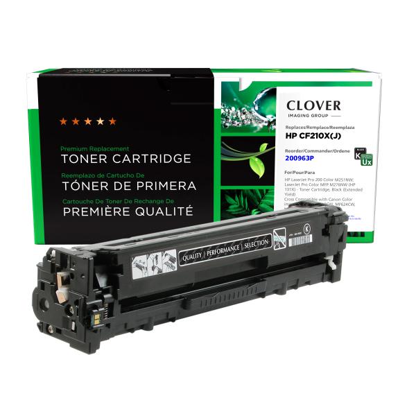 Toner Cartridge Store | Clover Imaging Remanufactured Extended Yield Black Toner Cartridge for HP CF210X