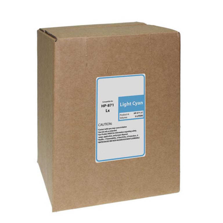 Light Cyan Wide Format Ink Bag for HP 871 (G0Y83D)