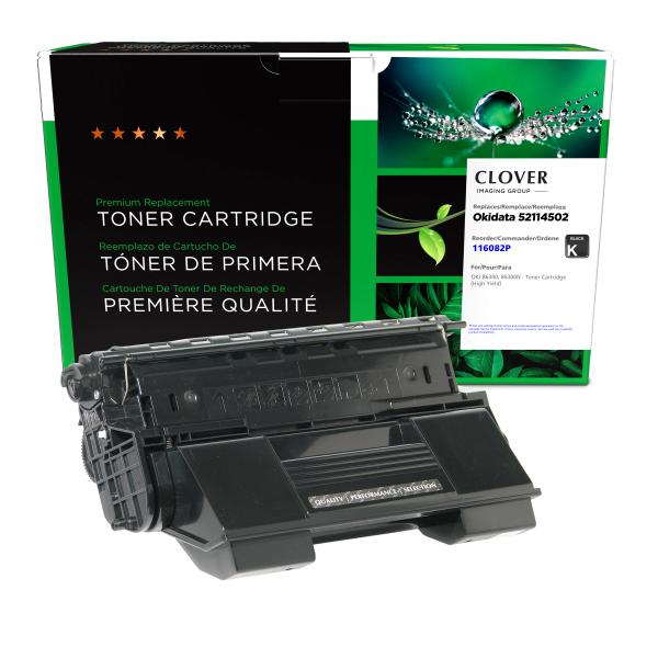 Toner Cartridge Store | Clover Imaging Remanufactured High Yield Toner Cartridge for OKI 52114502