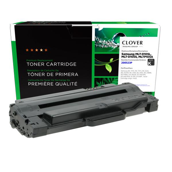 Toner Cartridge Store | Clover Imaging Remanufactured High Yield Toner Cartridge for Samsung MLT-D105L/MLT-D105S