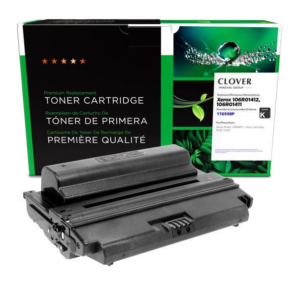 Toner Cartridge Store | Clover Imaging Remanufactured High Yield Toner Cartridge for Xerox 106R01412/ 106R01411