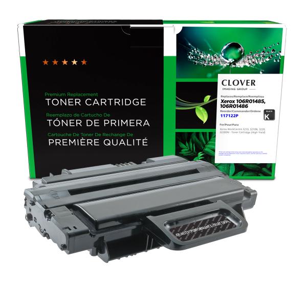 Toner Cartridge Store | Clover Imaging Remanufactured High Yield Toner Cartridge for Xerox 106R01485/106R01486