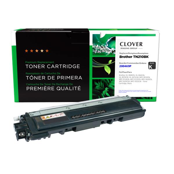 Clover Imaging Remanufactured Black Toner Cartridge for Brother TN210