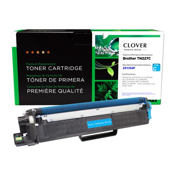 Clover Imaging Remanufactured High Yield Cyan Toner Cartridge for Brother TN227