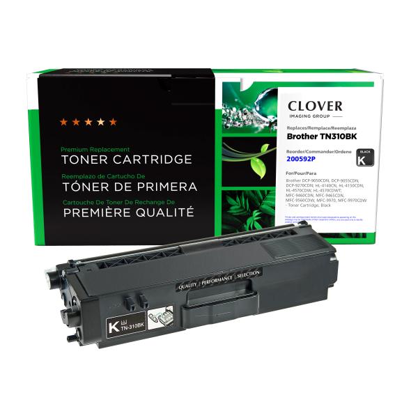 Clover Imaging Remanufactured Black Toner Cartridge for Brother TN310