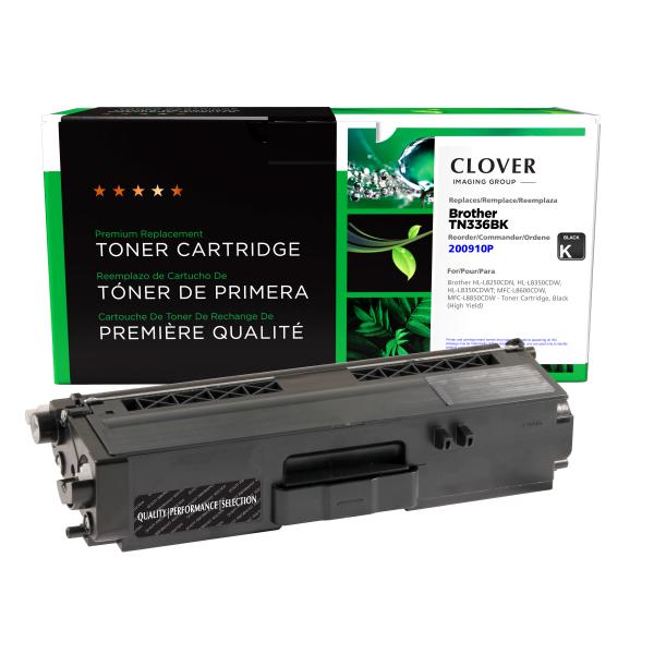 Clover Imaging Remanufactured High Yield Black Toner Cartridge for Brother TN336
