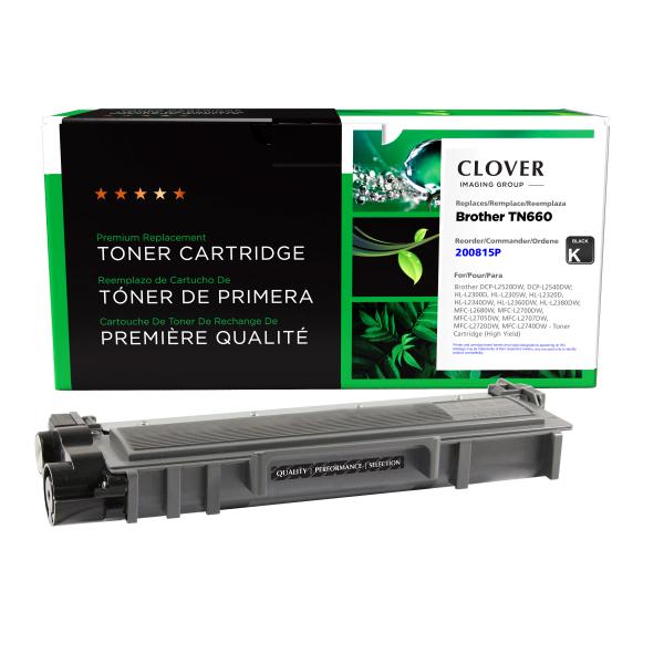 Clover Imaging Remanufactured High Yield Toner Cartridge for Brother TN660