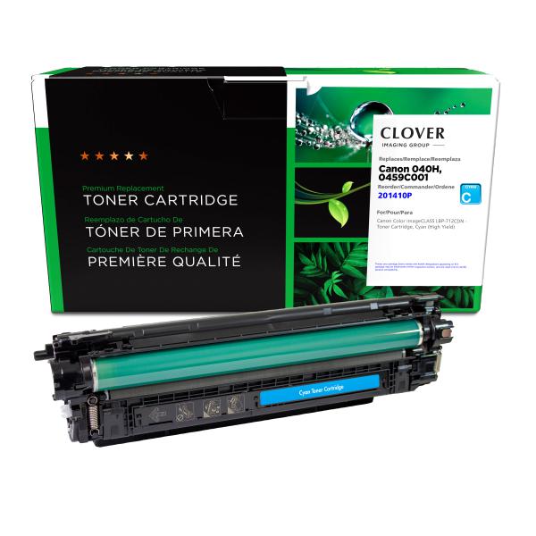 Toner Cartridge Store | Clover Imaging Remanufactured High Yield Cyan Toner Cartridge for Canon 040H (0459C001)