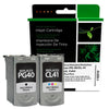 Clover Imaging Remanufactured Black, Color Ink Cartridges for Canon PG-40/CL-41