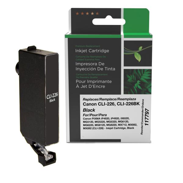 Clover Imaging Remanufactured Black Ink Cartridge for Canon CLI-226 (4546B001)