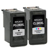 Clover Imaging Remanufactured High Yield Black, Color Ink Cartridges for Canon PG-240XL/CL-241XL 2-Pack