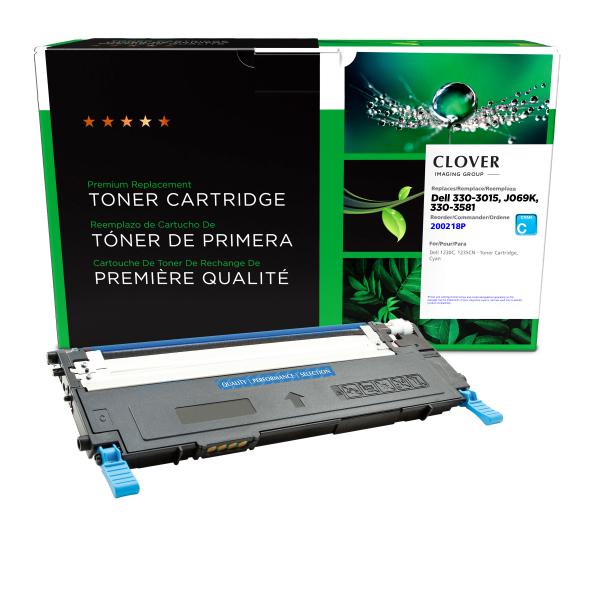 Clover Imaging Remanufactured Cyan Toner Cartridge for Dell 1230/1235