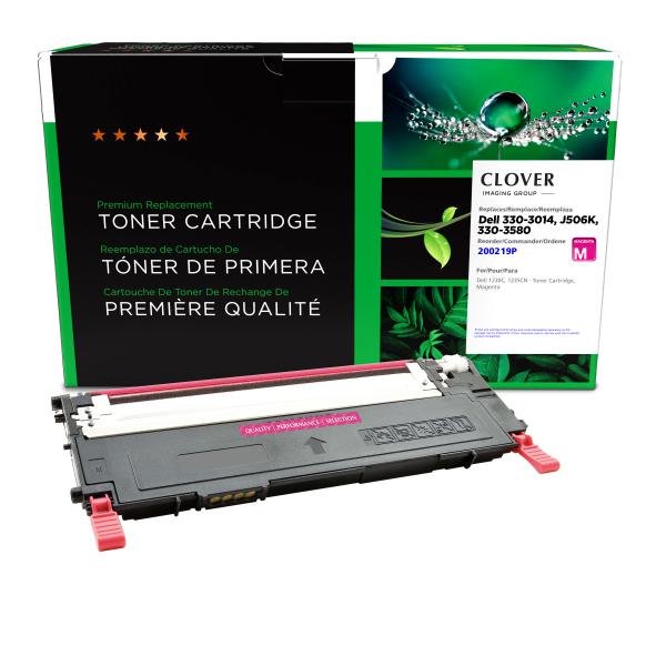 Clover Imaging Remanufactured Magenta Toner Cartridge for Dell 1230/1235