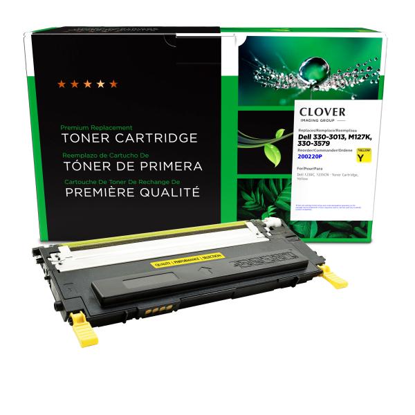 Clover Imaging Remanufactured Yellow Toner Cartridge for Dell 1230/1235