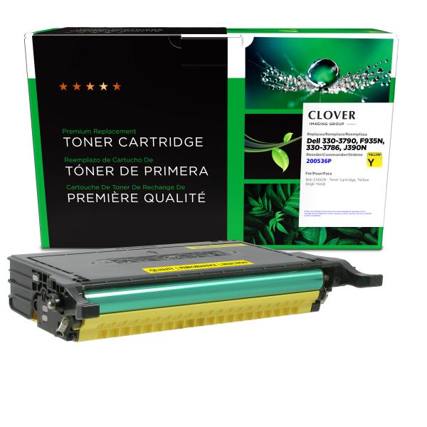 Clover Imaging Remanufactured High Yield Yellow Toner Cartridge for Dell 2145