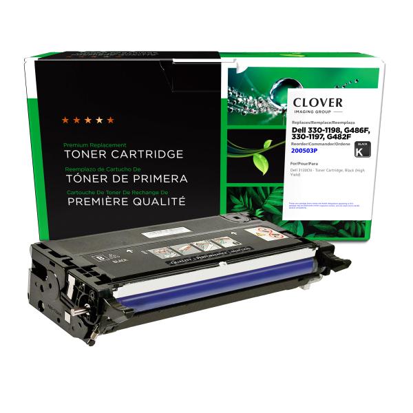 Toner Cartridge Store | Clover Imaging Remanufactured High Yield Black Toner Cartridge for Dell 3130