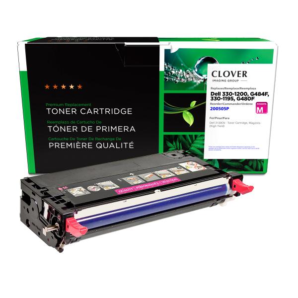 Clover Imaging Remanufactured High Yield Magenta Toner Cartridge for Dell 3130