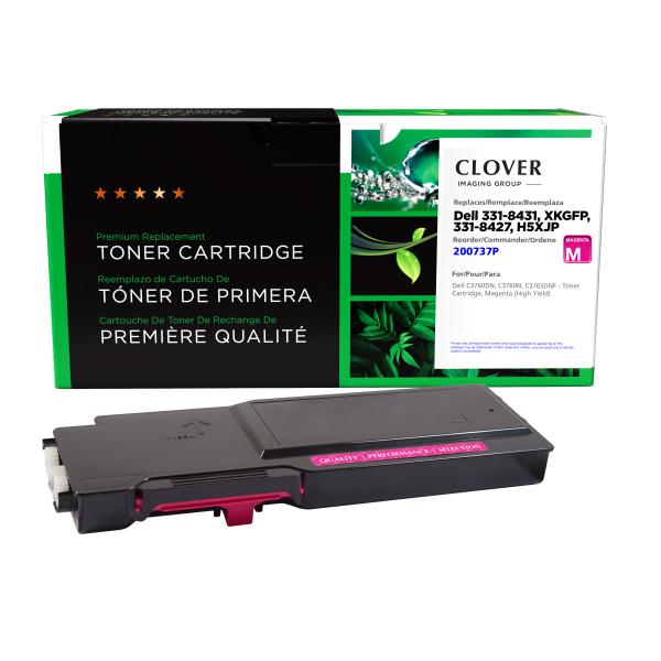 Clover Imaging Remanufactured High Yield Magenta Toner Cartridge for Dell C3760