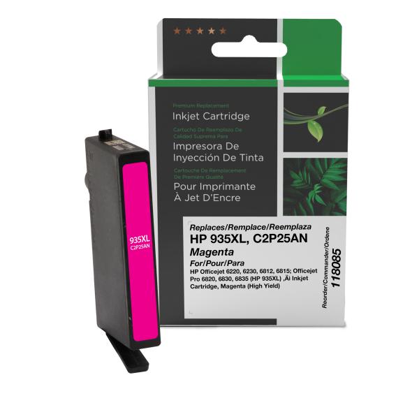 Clover Imaging Remanufactured High Yield Magenta Ink Cartridge for HP 935XL (C2P25AN)