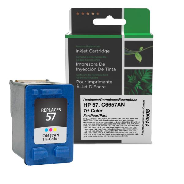 Clover Imaging Remanufactured Tri-Color Ink Cartridge for HP 57 (C6657AN)