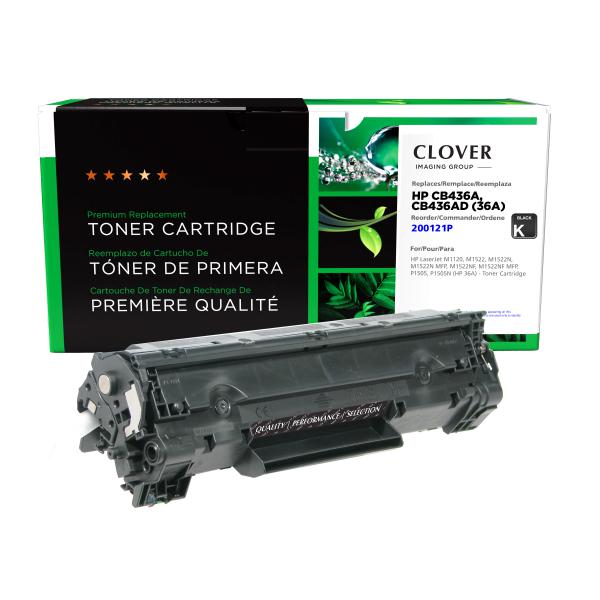 Clover Imaging Remanufactured Toner Cartridge for HP 36A (CB436A)