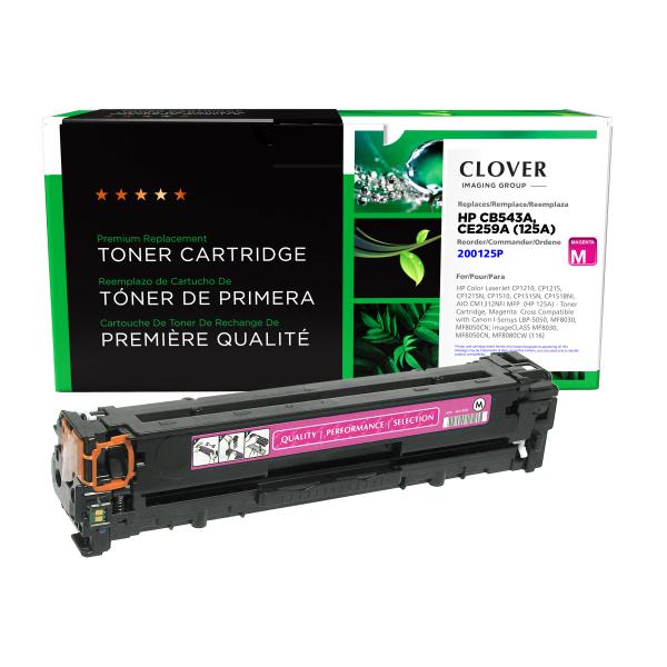 Clover Imaging Remanufactured Magenta Toner Cartridge for HP 125A (CB543A)