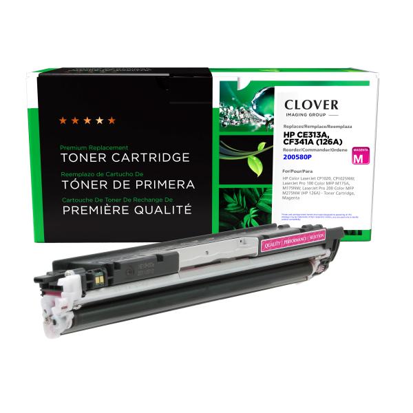 Toner Cartridge Store | Clover Imaging Remanufactured Magenta Toner Cartridge for HP 126A (CE313A)