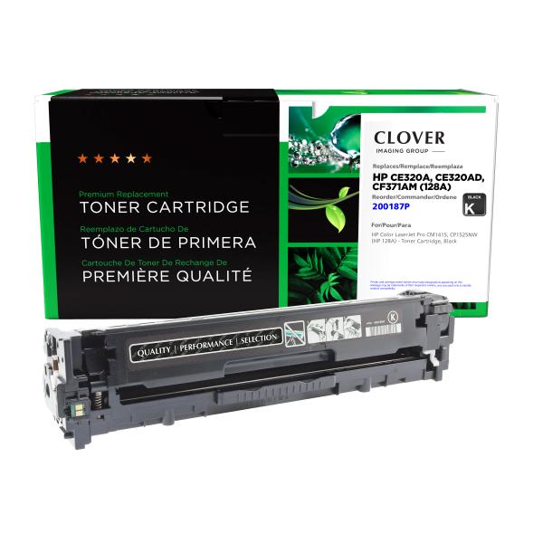 Clover Imaging Remanufactured Black Toner Cartridge for HP 128A (CE320A)