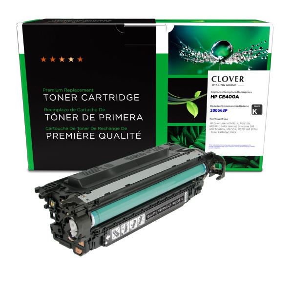 Clover Imaging Remanufactured Black Toner Cartridge for HP 507A (CE400A)