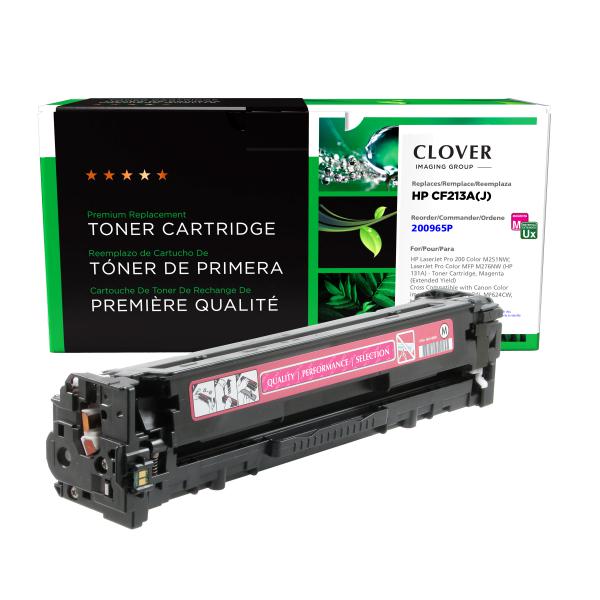 Clover Imaging Remanufactured Extended Yield Magenta Toner Cartridge for HP CF213A