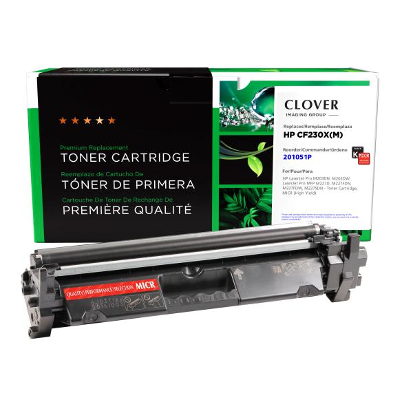 Clover Imaging Remanufactured High Yield MICR Toner Cartridge for HP CF230X, TROY 02-82029-001