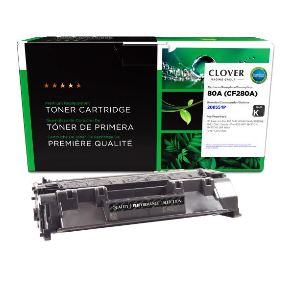 Clover Imaging Remanufactured Toner Cartridge for HP 80A (CF280A)