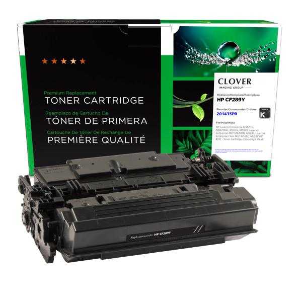 Clover Imaging Remanufactured Extra High Yield Toner Cartridge (Reused OEM Chip) for HP 89Y (CF289Y)